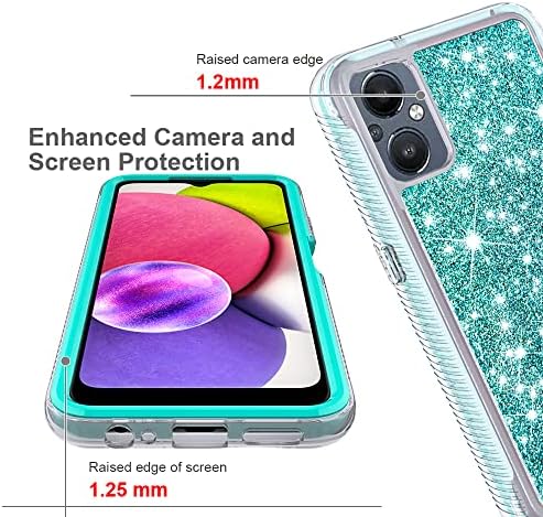 Circlemalls עבור OnePlus nord N20 5G Case, עם [מגן מסך זכוכית מזג כולל], צבא דרגה 12 רגל טיפה מבחן כיסוי טלפון עם זעזועים עם Diamond Spot